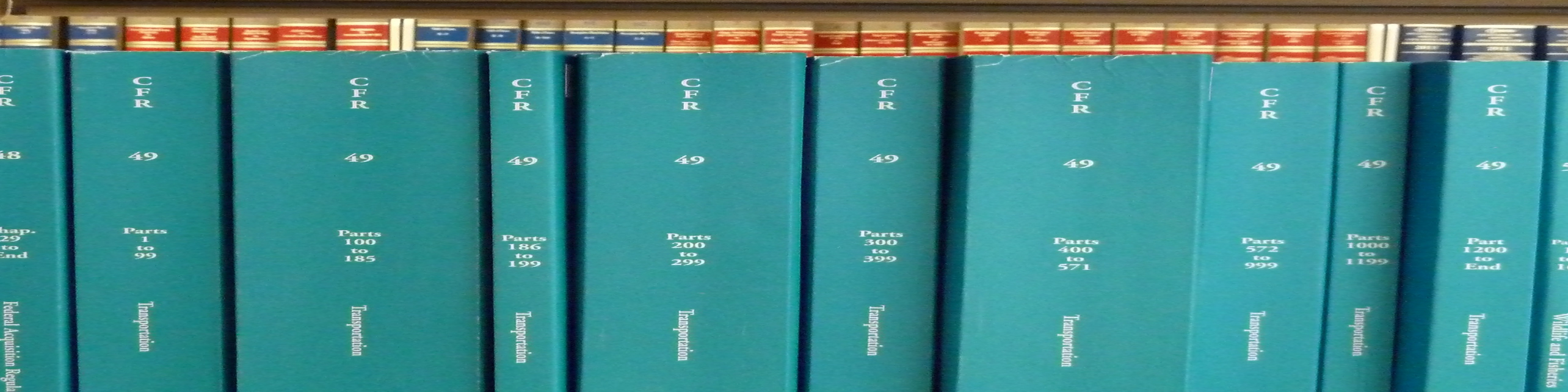 A.W128.2 Flickr - Janet Lindenmuth - Law Library Looks - Code of Federal Regulations - Title 49
